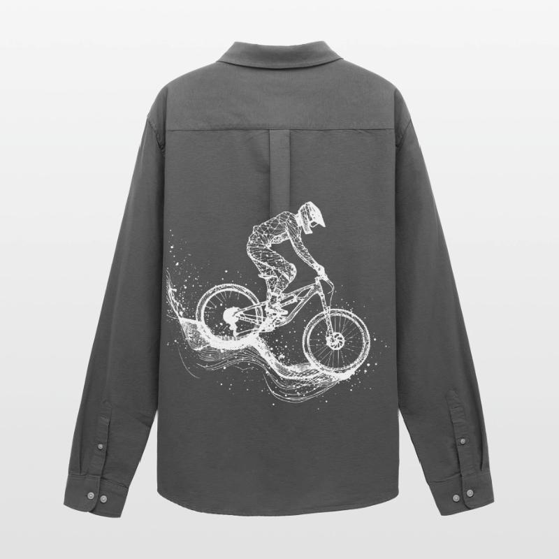 Dessin VTT Chemise Oxford homme Stanley/Stella