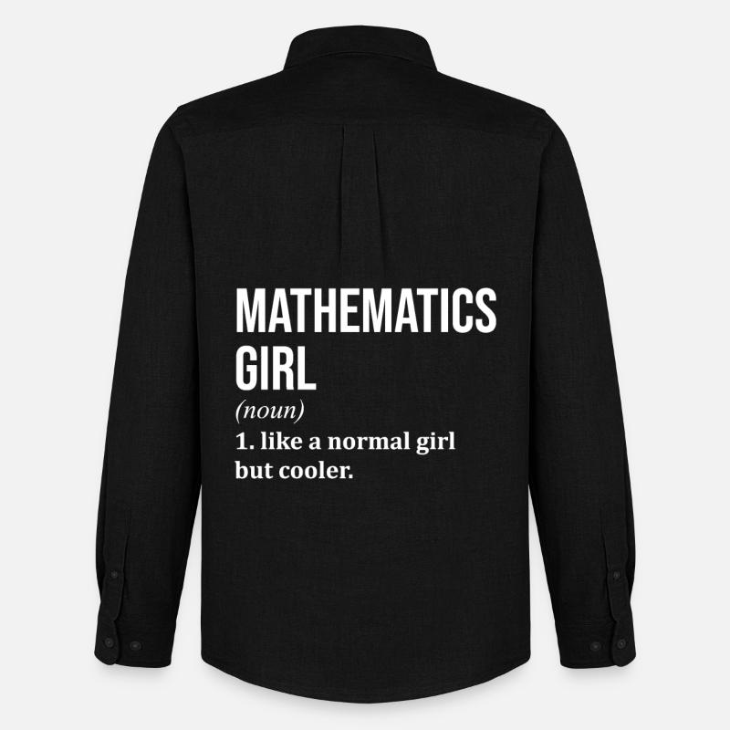Mathe - Männer Oxford Hemd von Stanley/Stella - Schwarz