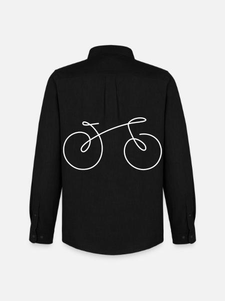 Bicycle - Men's Oxford Shirt by Stanley/Stella - black