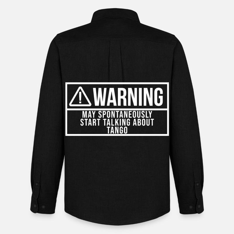Tango - Männer Oxford Hemd von Stanley/Stella - Schwarz