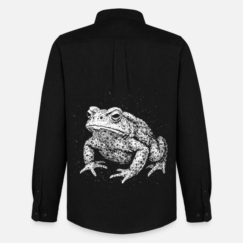 Crapaud - Chemise Oxford homme Stanley/Stella - noir