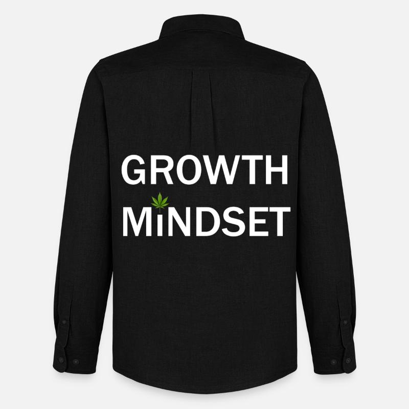 Growth Mindset - Männer Oxford Hemd von Stanley/Stella - Schwarz