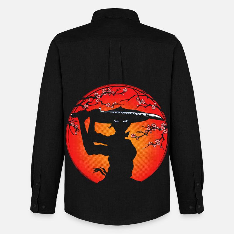 Ragazza samurai - Stanley/Stella Camicia Oxford uomo - nero