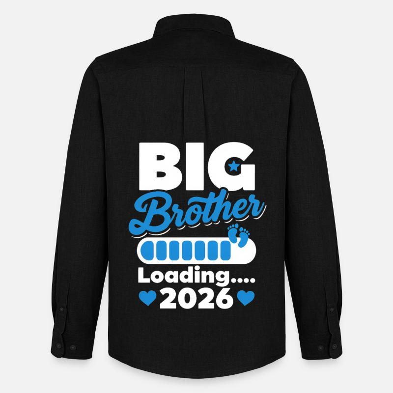 Big Brother Loading 2026 - Männer Oxford Hemd von Stanley/Stella - Schwarz