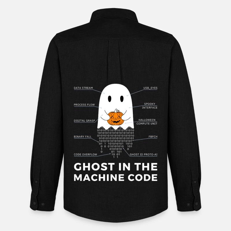Codeur drôle, programmeur Halloween T-Shirt - Chemise Oxford homme Stanley/Stella - noir