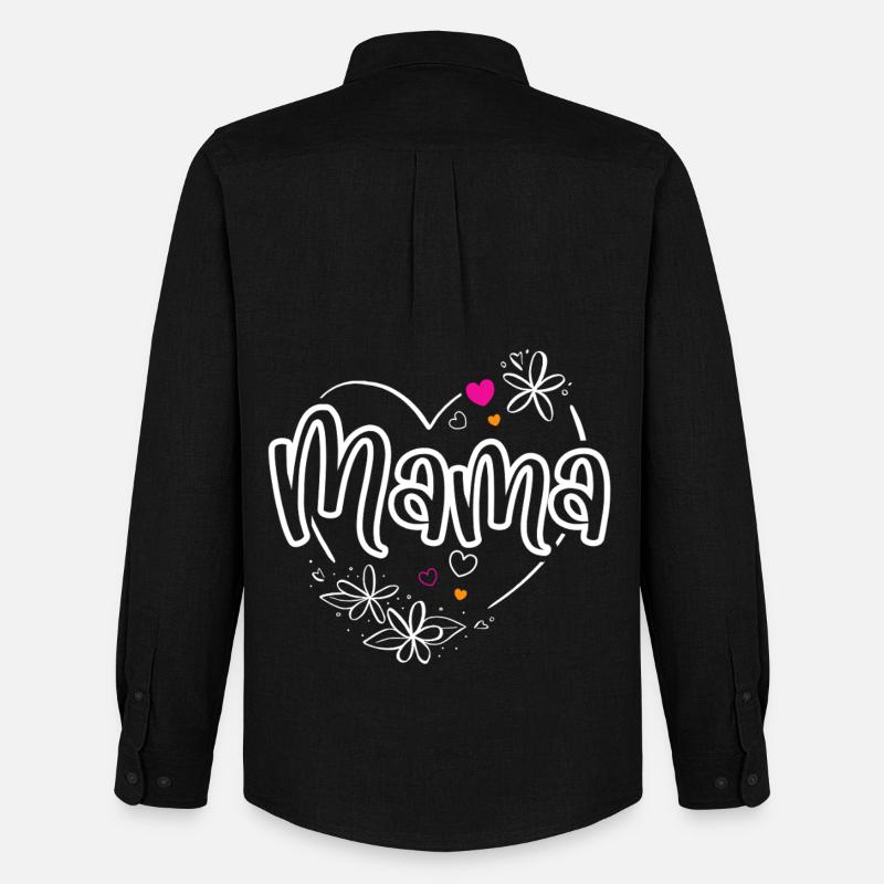 Mama - Männer Oxford Hemd von Stanley/Stella - Schwarz