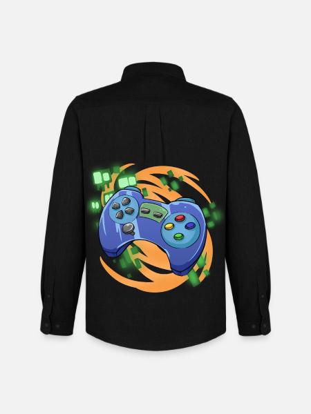Gamer Gaming - Men's Oxford Shirt by Stanley/Stella - black