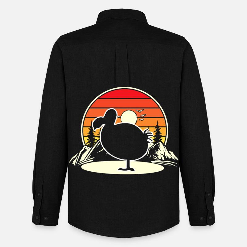 Dodo - Männer Oxford Hemd von Stanley/Stella - Schwarz