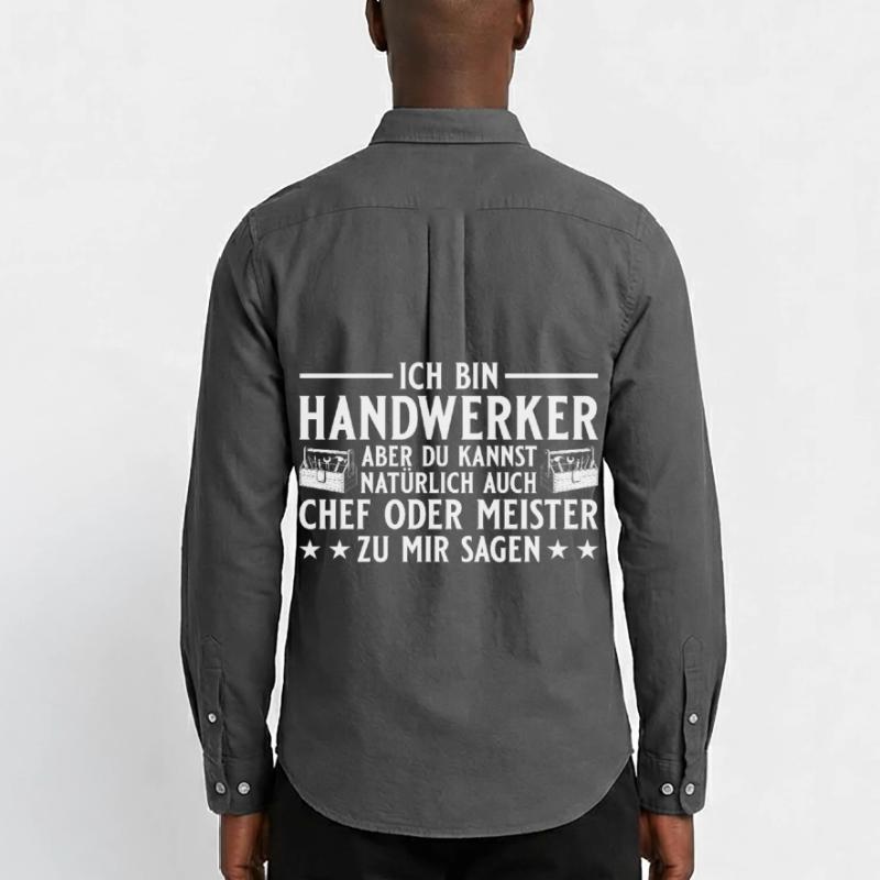 Chef oder Meister - Handwerker Geschenk Men's Oxford Shirt by Stanley/Stella