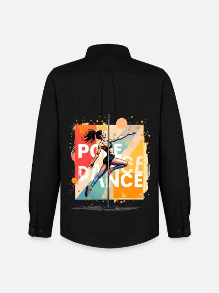 Pole Dance Poledancerin edel akrobatisch Geschenk - Männer Oxford Hemd von Stanley/Stella - Schwarz