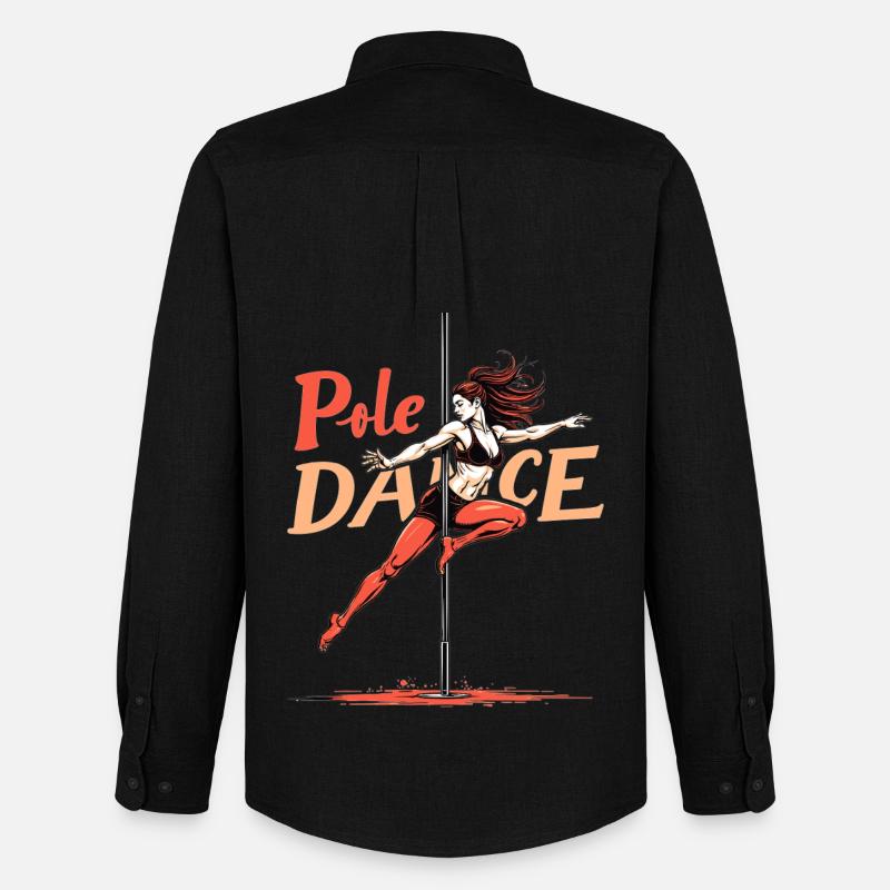 Pole Dance Poledancerin akrobatisch Geschenk - Männer Oxford Hemd von Stanley/Stella - Schwarz
