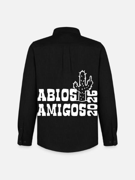 Abios Amigos 2026 - Abitur - Cactus Gift - Men's Oxford Shirt by Stanley/Stella - black