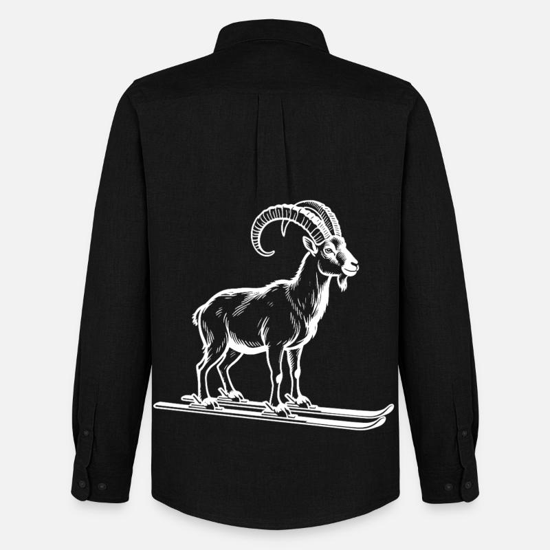 Buffo stecco per gli sciatori - Stanley/Stella Camicia Oxford uomo - nero