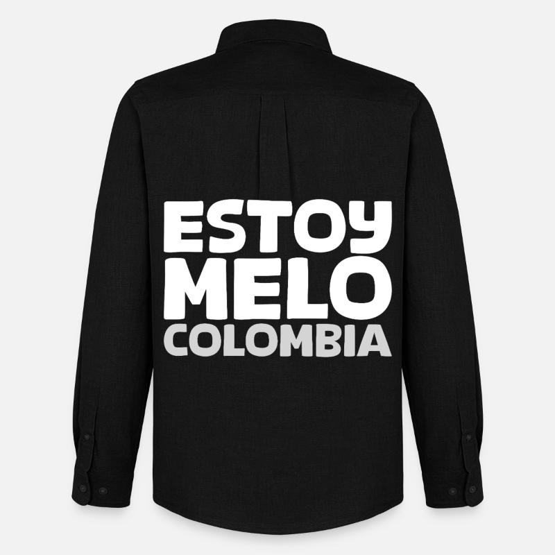 ESTOY-MELO-blanco - Männer Oxford Hemd von Stanley/Stella - Schwarz