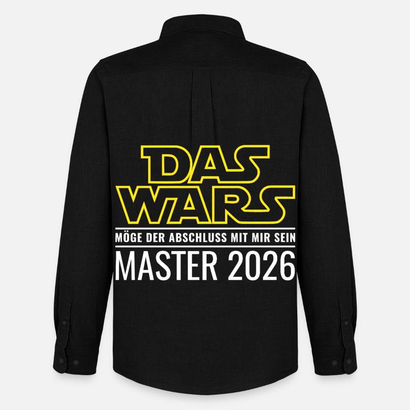 Master 2026 Das wars - Männer Oxford Hemd von Stanley/Stella - Schwarz