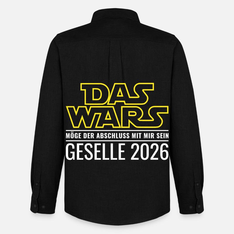 Geselle 2026 Das wars - Männer Oxford Hemd von Stanley/Stella - Schwarz