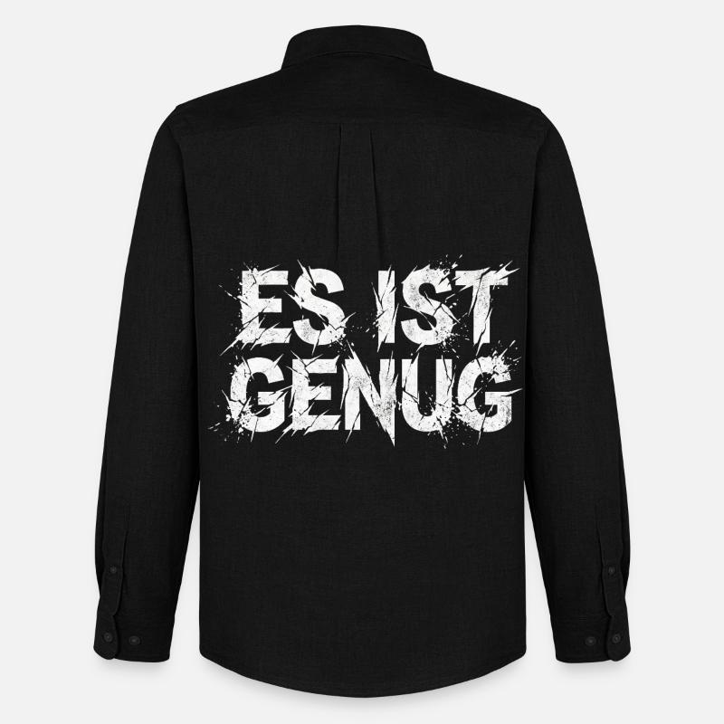 It's enough sarcasm statement - Men's Oxford Shirt by Stanley/Stella - black