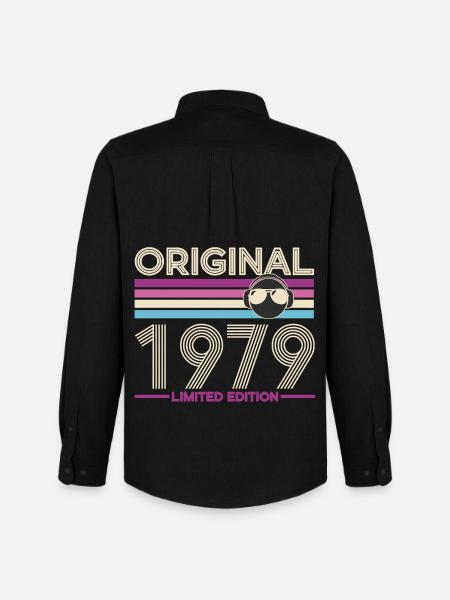Original 1979 Limited Edition - Men's Oxford Shirt by Stanley/Stella - black