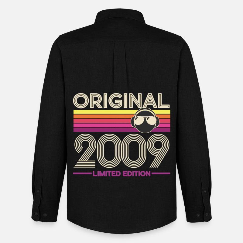 Originalausgabe 2009 - Männer Oxford Hemd von Stanley/Stella - Schwarz