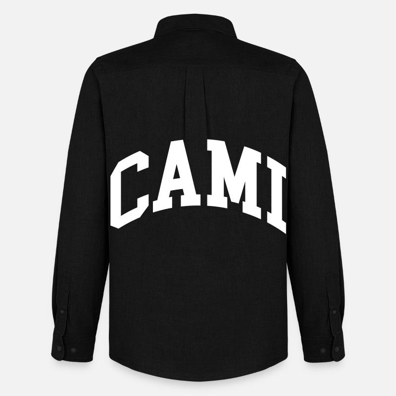 Cami - Männer Oxford Hemd von Stanley/Stella - Schwarz