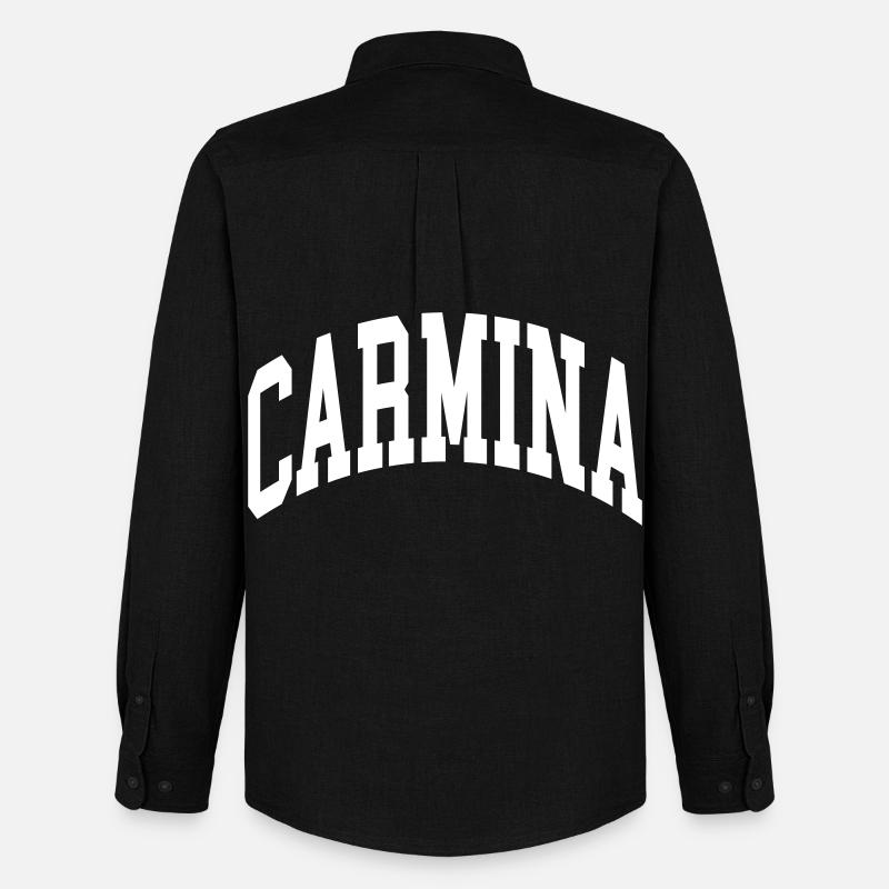 Carmina - Männer Oxford Hemd von Stanley/Stella - Schwarz