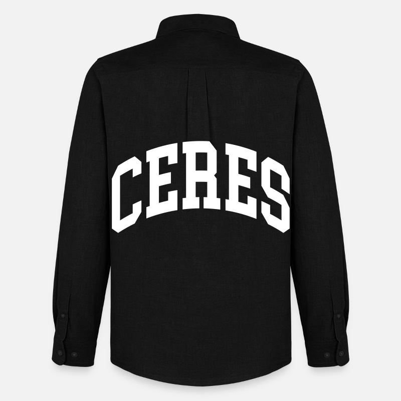 Ceres - Männer Oxford Hemd von Stanley/Stella - Schwarz