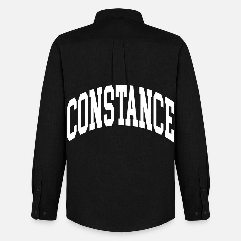 Constance - Männer Oxford Hemd von Stanley/Stella - Schwarz