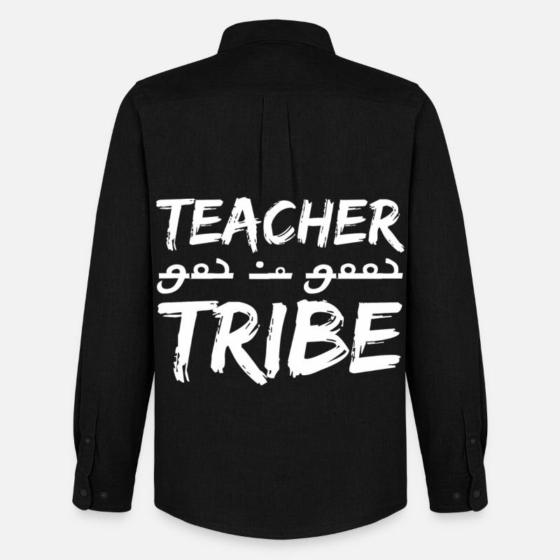 teacher tribe - Männer Oxford Hemd von Stanley/Stella - Schwarz