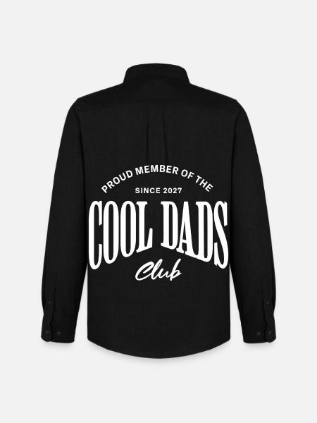 Cool Dads Club 2027 - Männer Oxford Hemd von Stanley/Stella - Schwarz