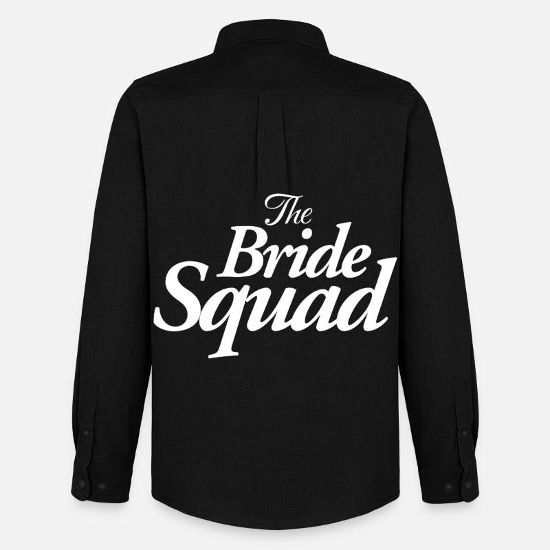 The Bride Squad - Männer Oxford Hemd von Stanley/Stella - Schwarz