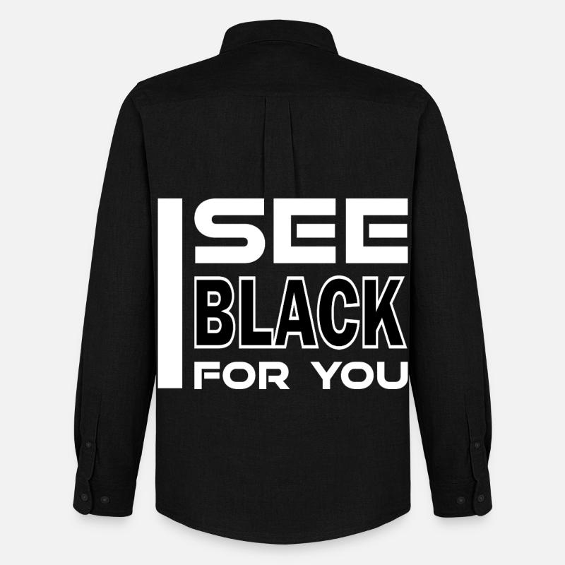 I See Black For You - Männer Oxford Hemd von Stanley/Stella - Schwarz