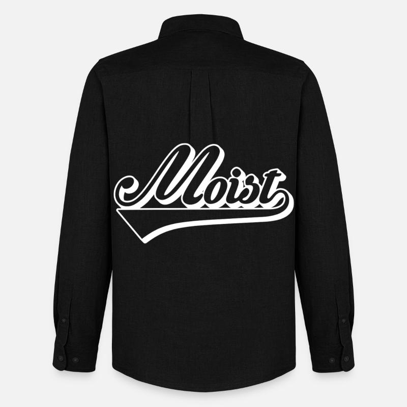 Mobiz Retro Script Logo - Men's Oxford Shirt by Stanley/Stella - black