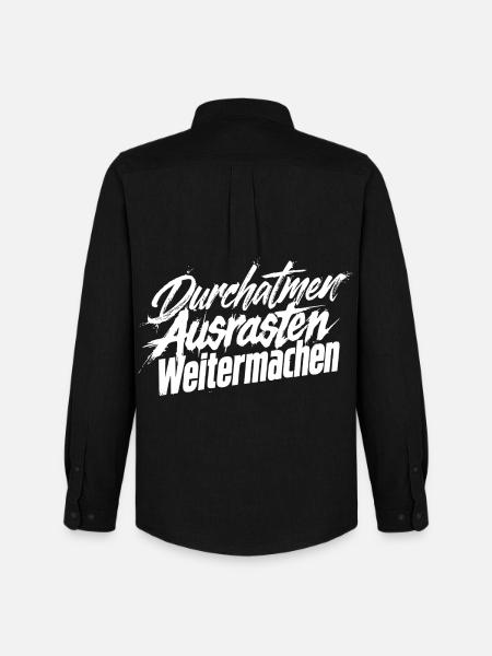 Ausrasten Weiter - Männer Oxford Hemd von Stanley/Stella - Schwarz