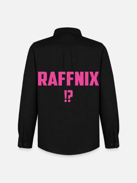 Raffnix - Chemise Oxford homme Stanley/Stella - noir