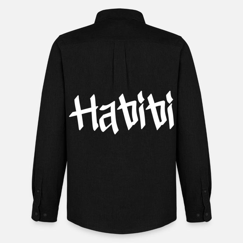 Habibi - Männer Oxford Hemd von Stanley/Stella - Schwarz