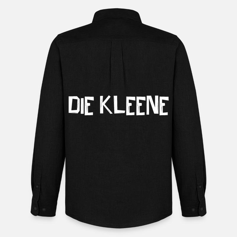 Die Kleene - Männer Oxford Hemd von Stanley/Stella - Schwarz