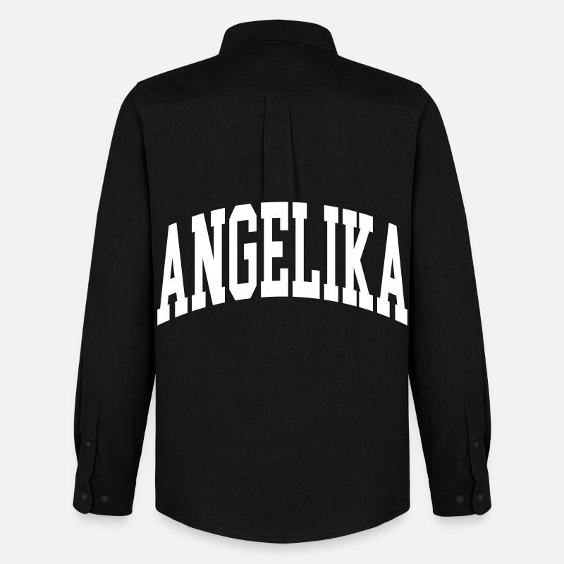 Angelika - Männer Oxford Hemd von Stanley/Stella - Schwarz