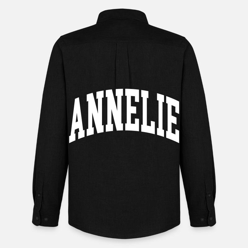 Annelie - Männer Oxford Hemd von Stanley/Stella - Schwarz