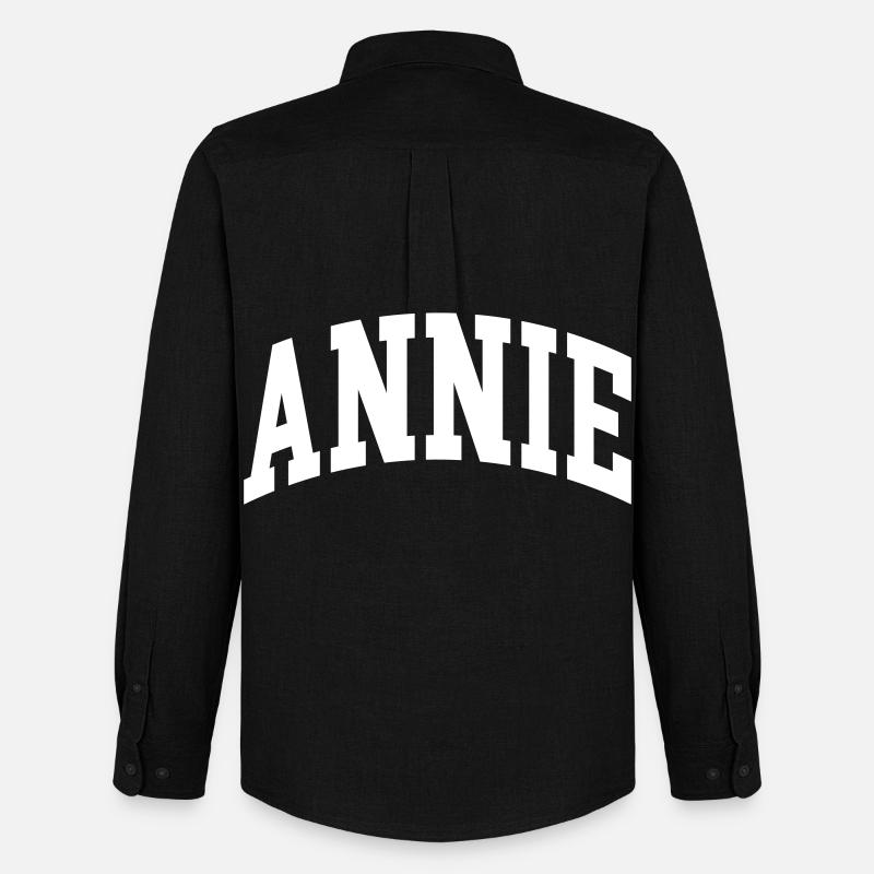 Annie - Männer Oxford Hemd von Stanley/Stella - Schwarz