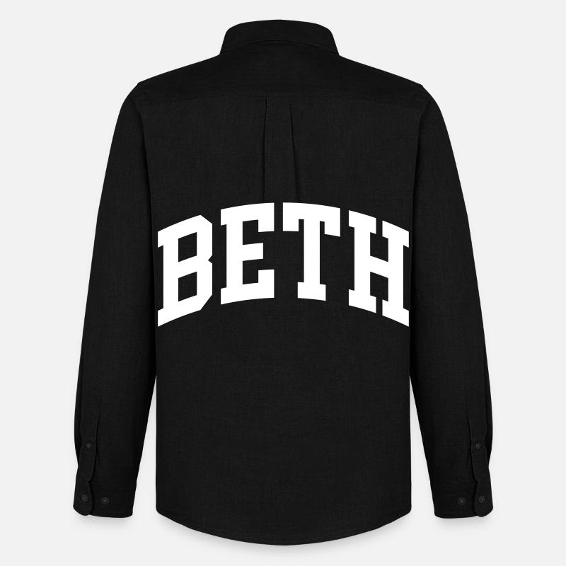 Beth - Männer Oxford Hemd von Stanley/Stella - Schwarz