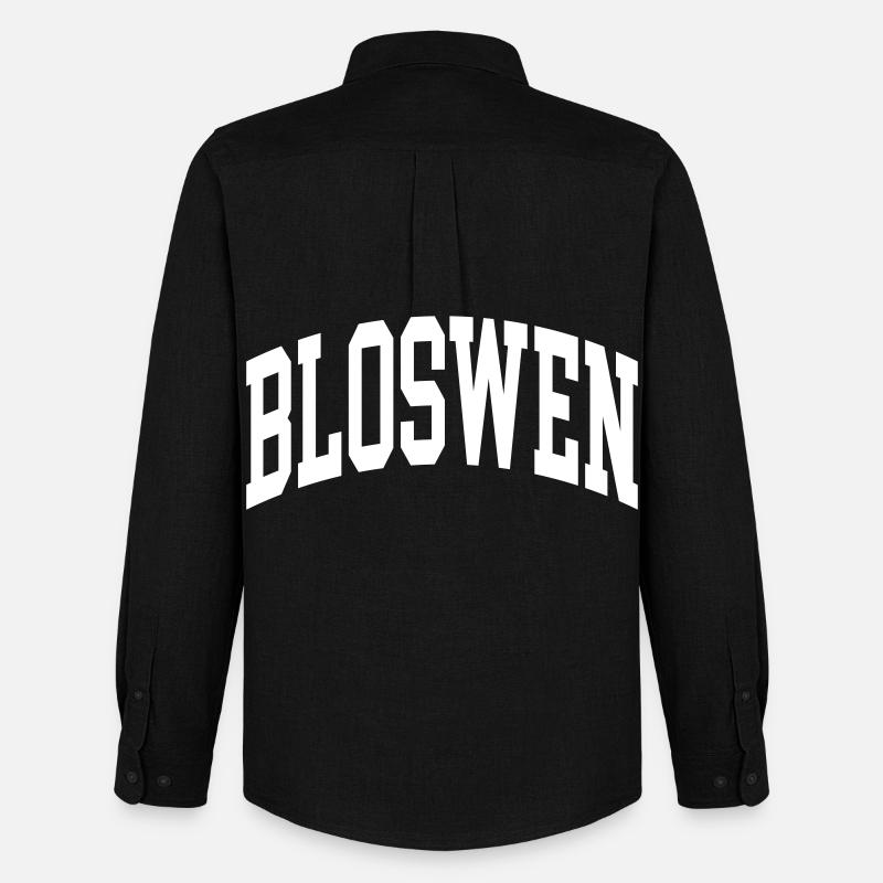 Bloswen - Männer Oxford Hemd von Stanley/Stella - Schwarz