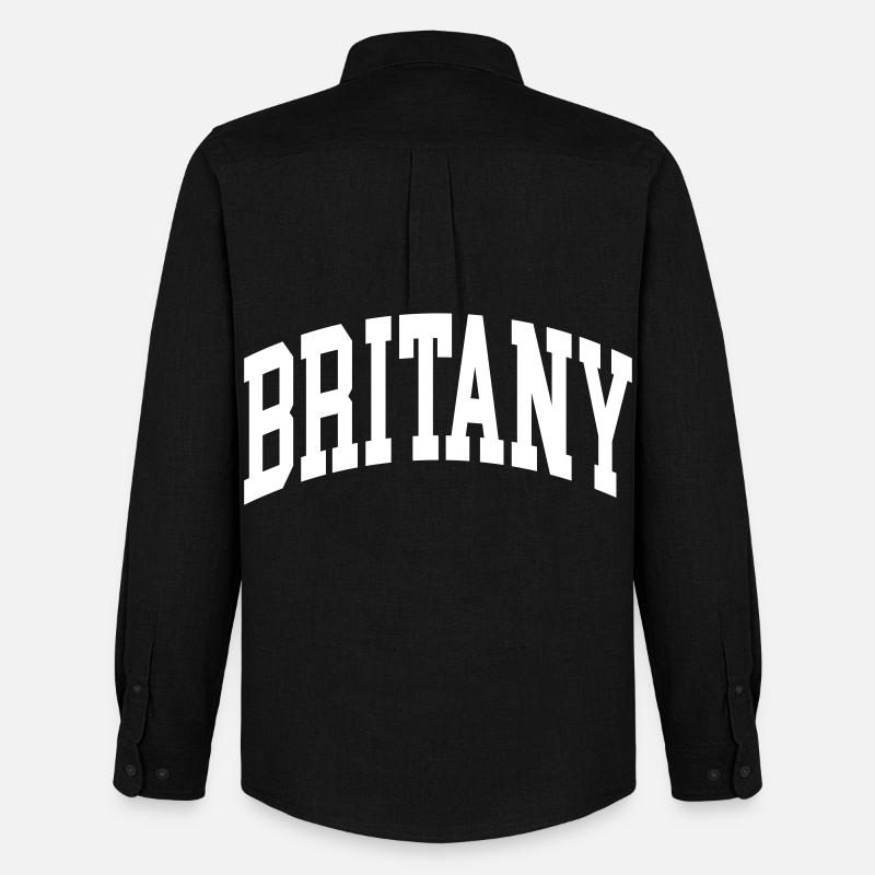 Britany - Männer Oxford Hemd von Stanley/Stella - Schwarz