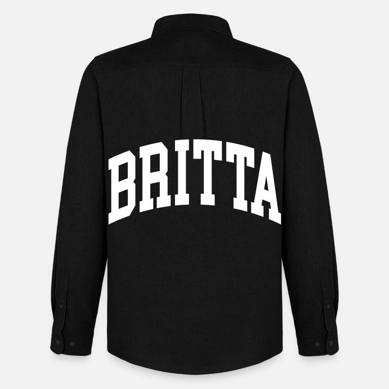 Britta - Männer Oxford Hemd von Stanley/Stella - Schwarz
