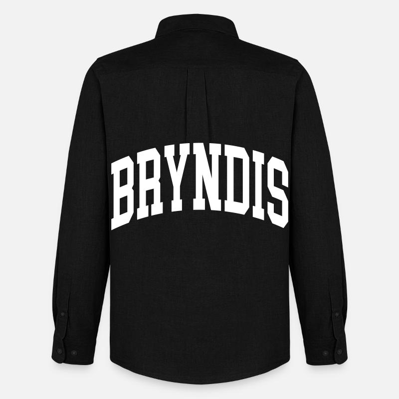 Bryndis - Männer Oxford Hemd von Stanley/Stella - Schwarz