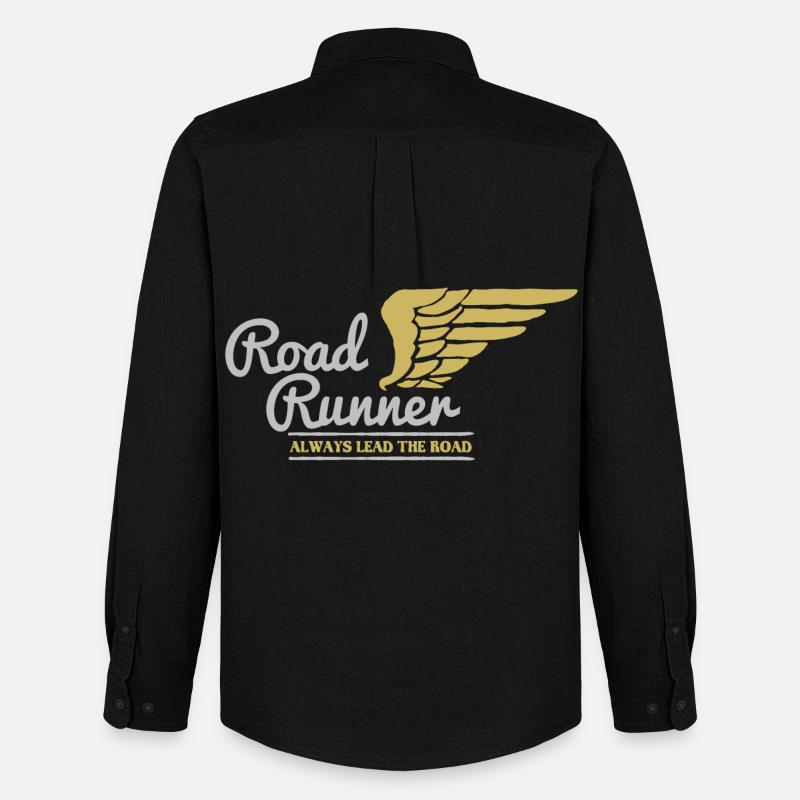 Biker Bild - Männer Oxford Hemd von Stanley/Stella - Schwarz