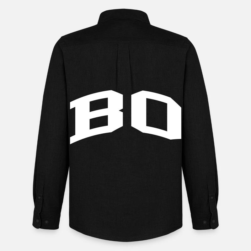Bo - Männer Oxford Hemd von Stanley/Stella - Schwarz