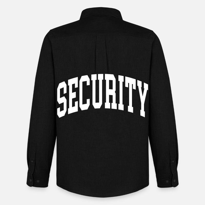 Security - Männer Oxford Hemd von Stanley/Stella - Schwarz