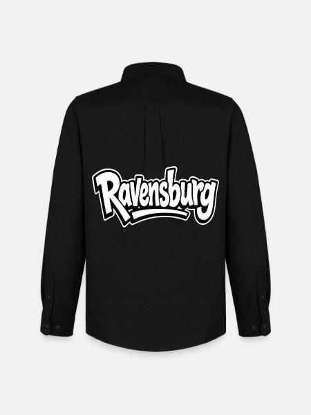 Ravensburg Heimat Fan Collection - Men's Oxford Shirt by Stanley/Stella - black