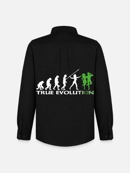 Evolution towards traditional Irish dance - Men's Oxford Shirt by Stanley/Stella - black