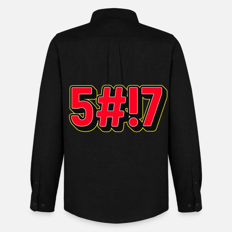 Merda 3D - Stanley/Stella Camicia Oxford uomo - nero